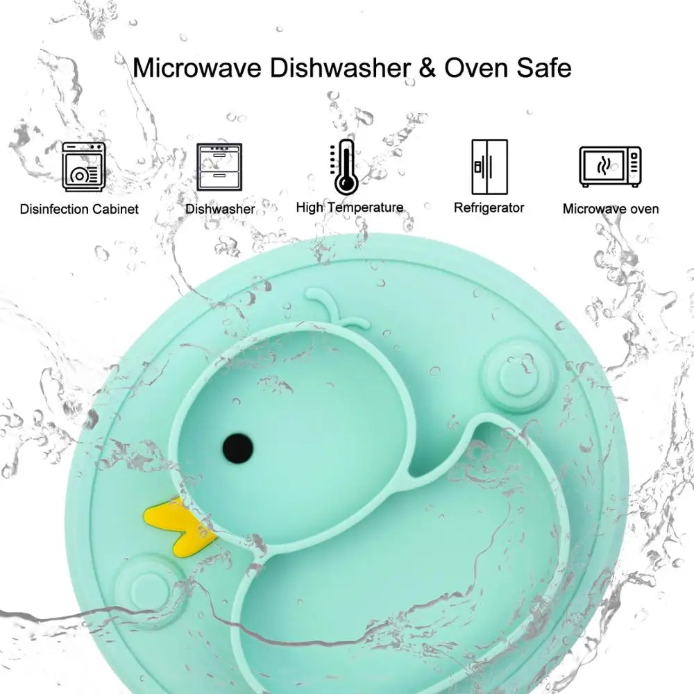 Toddler Placemat Feeding Bowl Baby Tableware.