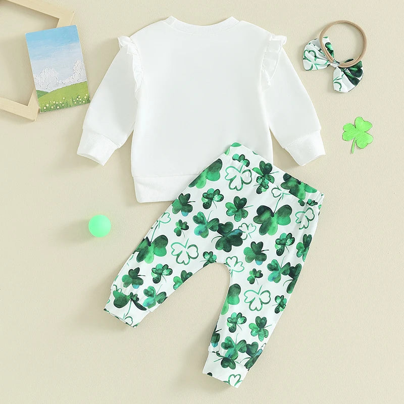 Stylish Toddler Girl St Patrick s Day Set