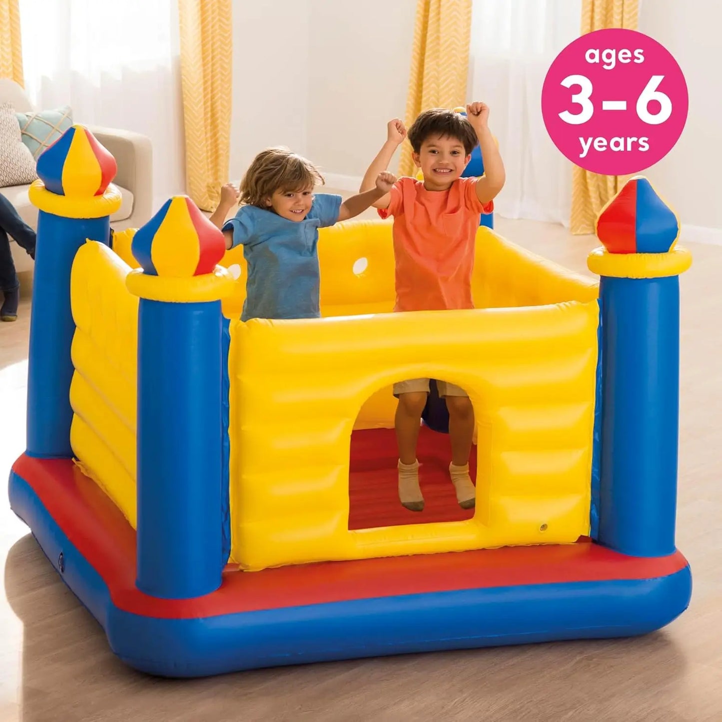 Intex 48259EP Inflatable Colorful Jump-O-Lene Castle Bouncer.