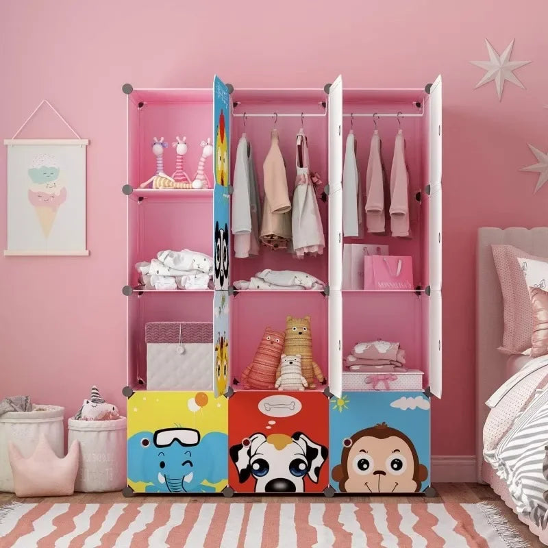 Children Wardrobe Kid Dresser