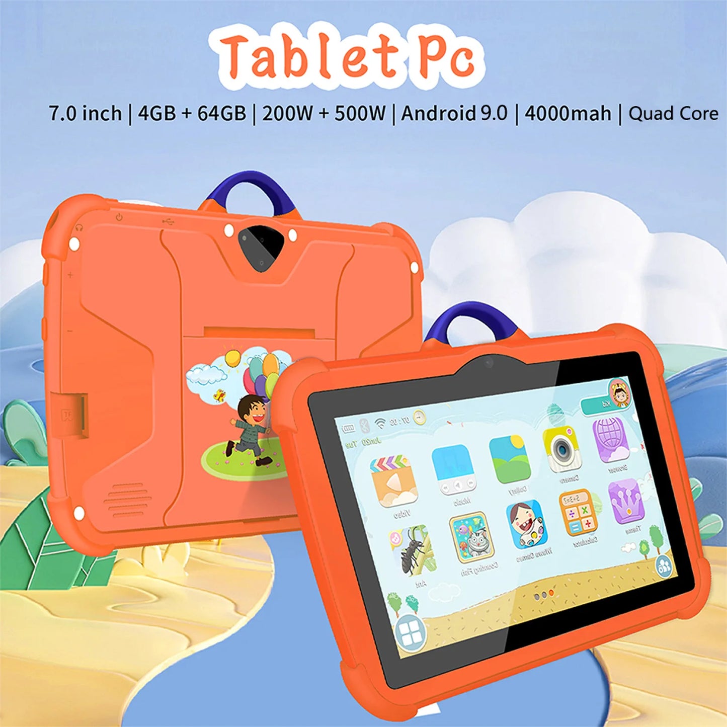 New! New 7 Inch 5G WiFi Tablet Pc for Children's.