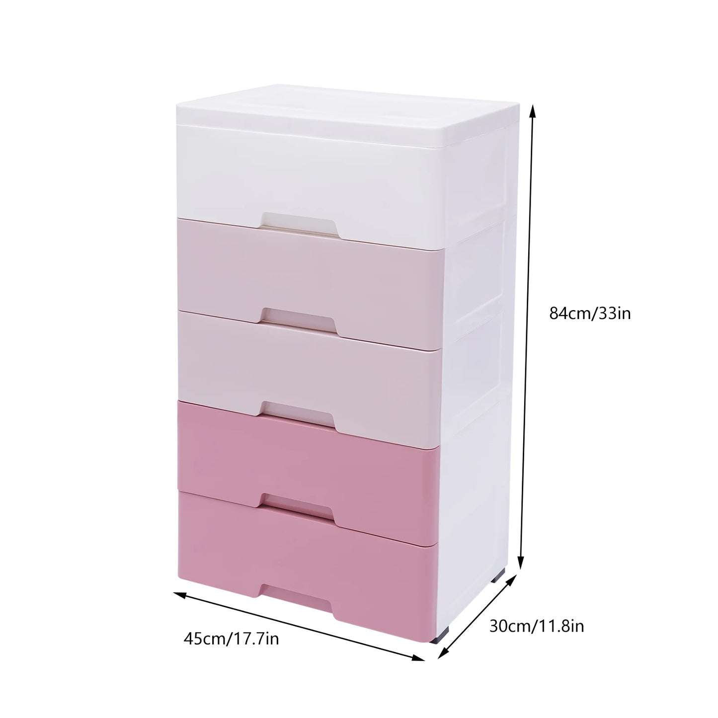 Storage Cabinet Stain-Resistant Plastic Drawers Dresser