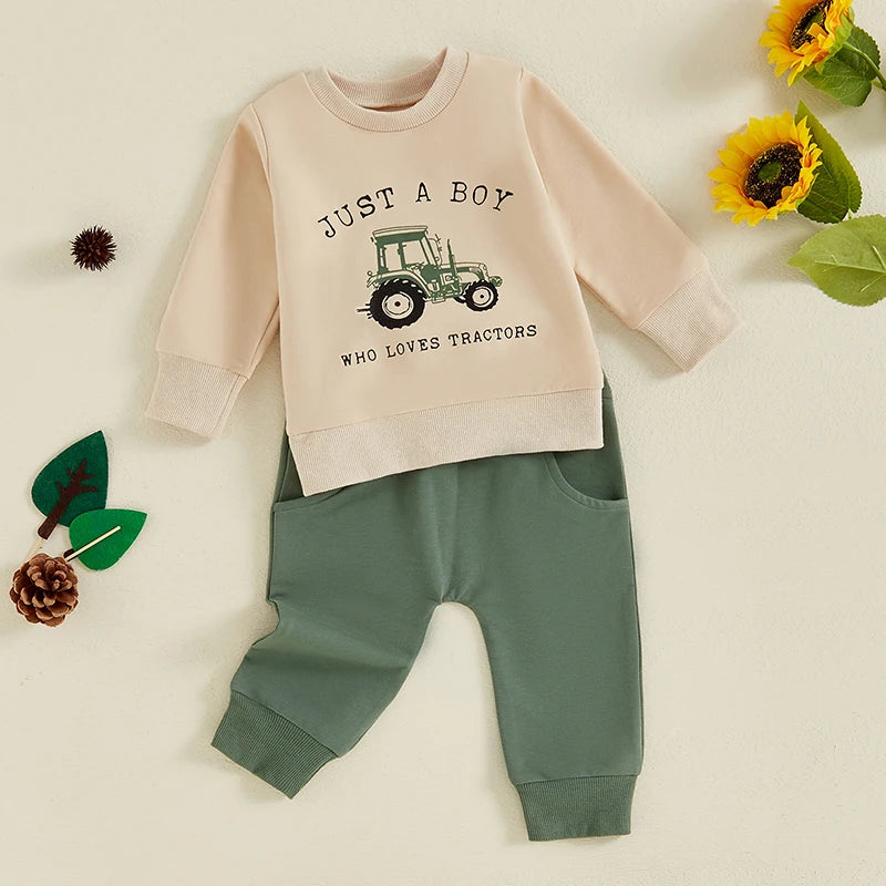 Baby Boys Winter Outfits Cute Print