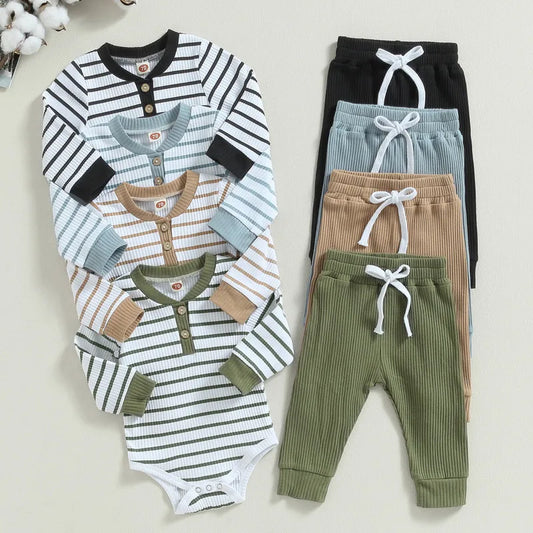 Newborn Baby Boy Pant Sets 4 sets.