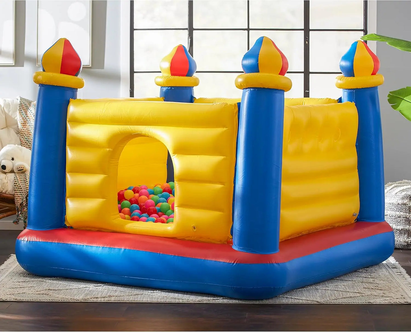 Intex 48259EP Inflatable Colorful Jump-O-Lene Castle Bouncer.