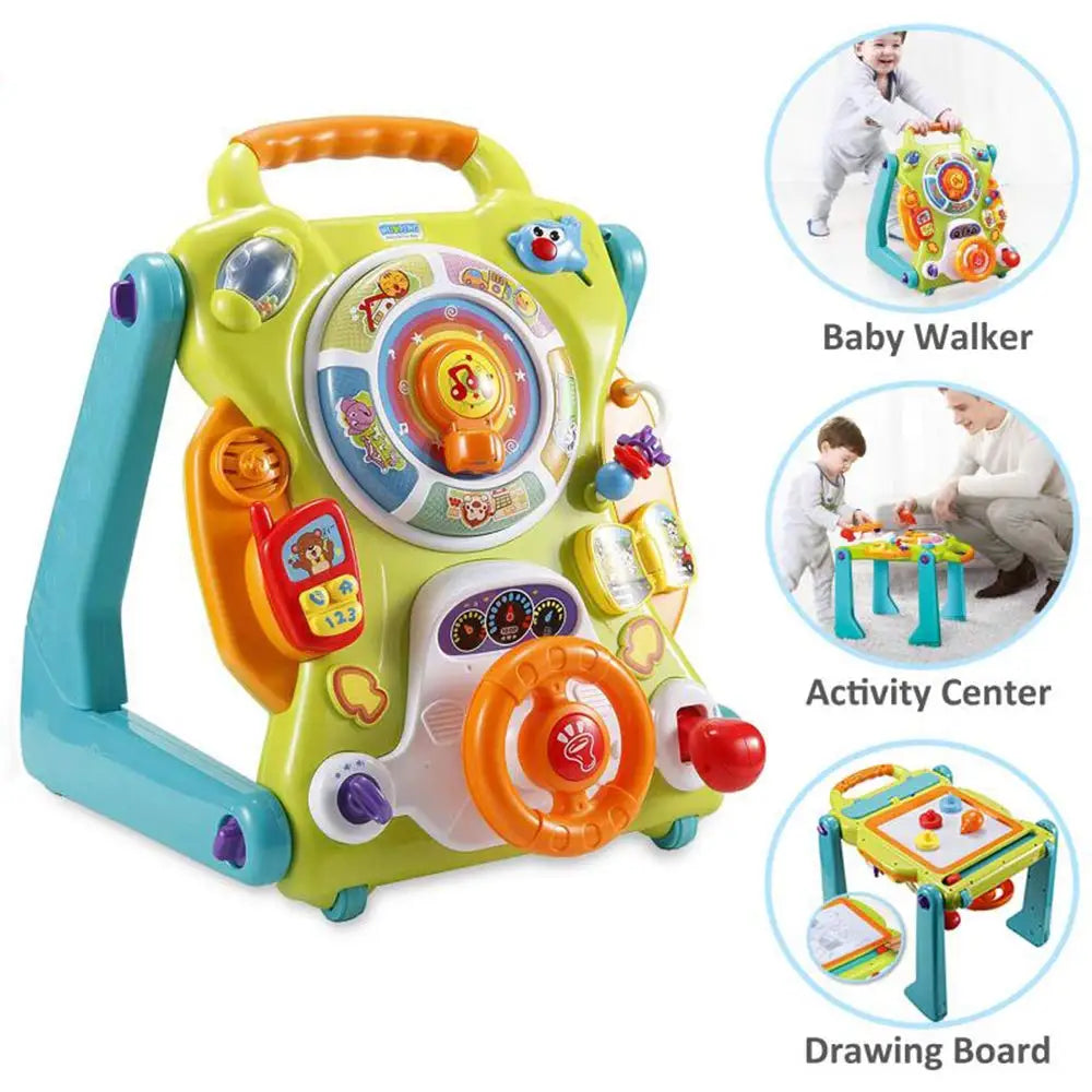 3-in-1 sit-to-stand Baby Walker, an all in 1 Learning Walker,