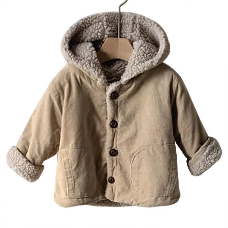 Baby Girls Winter Corduroy Jackets Infa