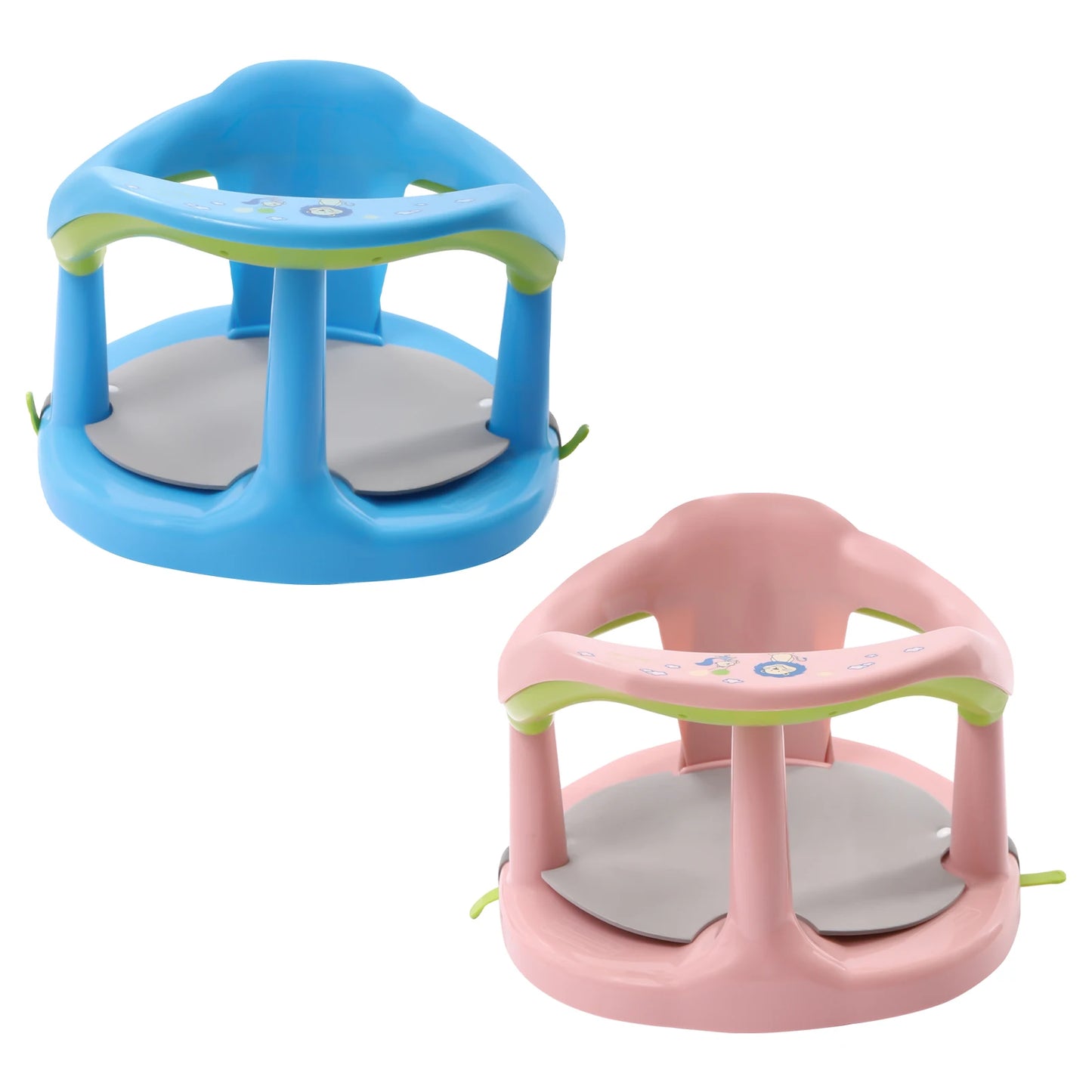 Blue/Pink Anti Slip Baby Bathtub Seat