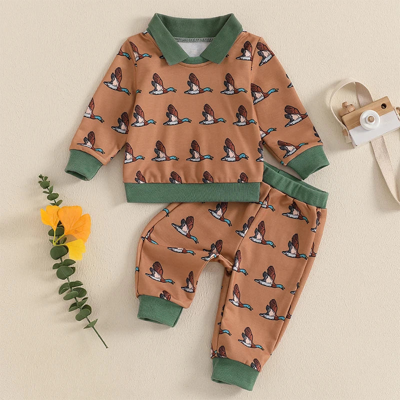 Baby 2Pcs Winter Outfit Long Sleeve.