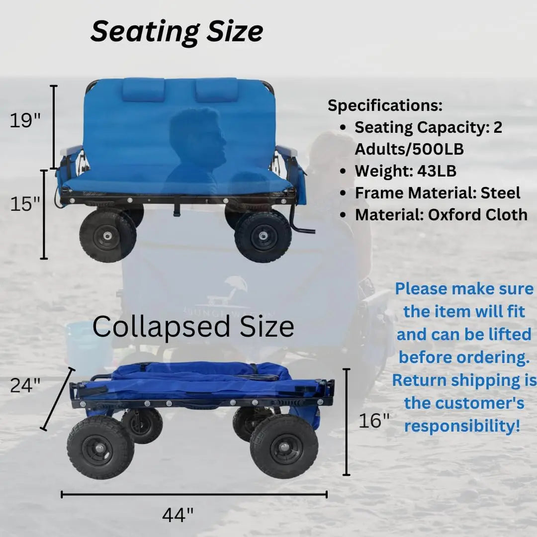 The Lounge Wagon – The Only Wagon That Converts into a 2-Person Chair