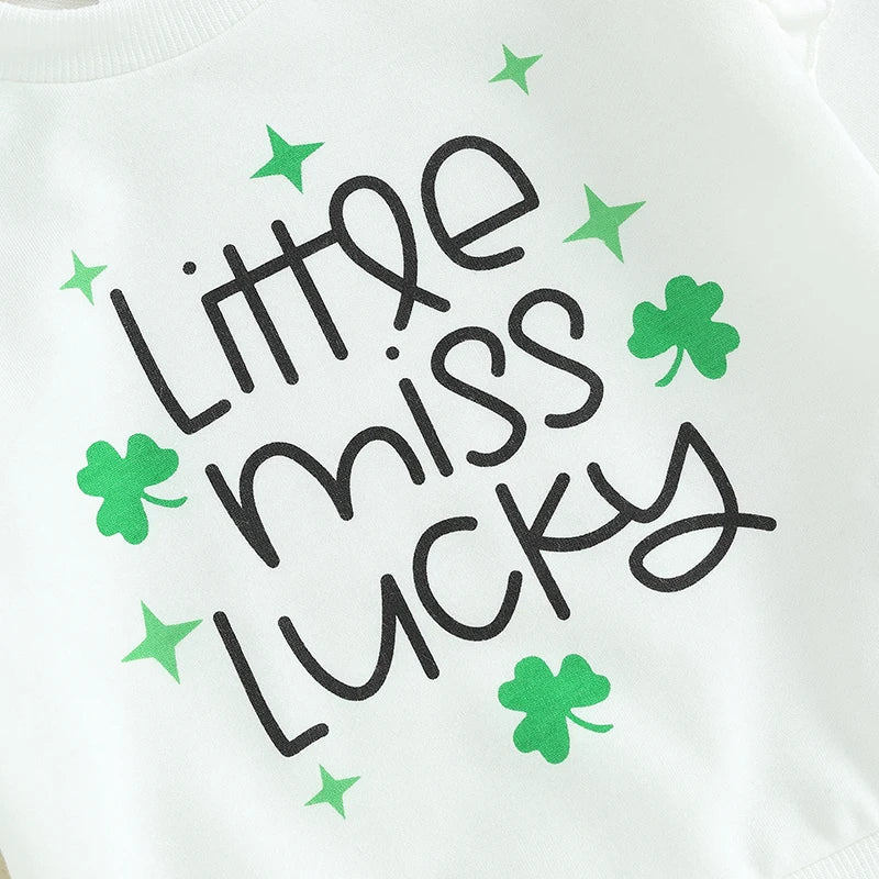 Stylish Toddler Girl St Patrick s Day Set