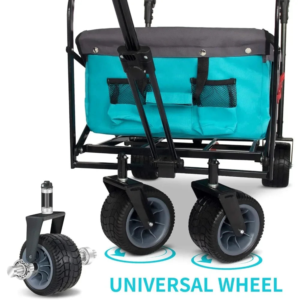 Garden Cart, All Terrain Utility Folding Wagon