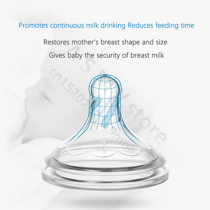 Dr. Brown's newborn wide-bore glass bottle, preemie silicone teat, anti colic.