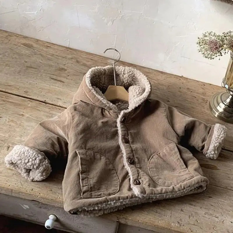 Baby Girls Winter Corduroy Jackets Infa