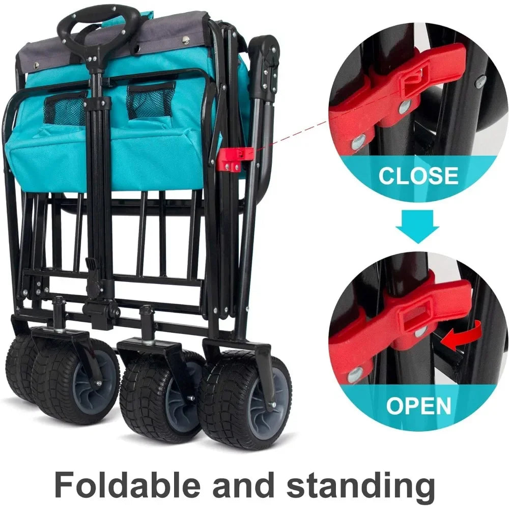 Garden Cart, All Terrain Utility Folding Wagon